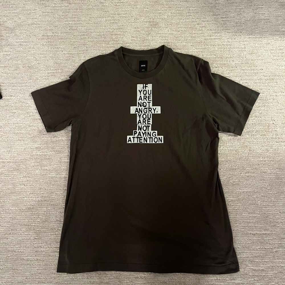 OAMC Green Graphic T Shirt Medium